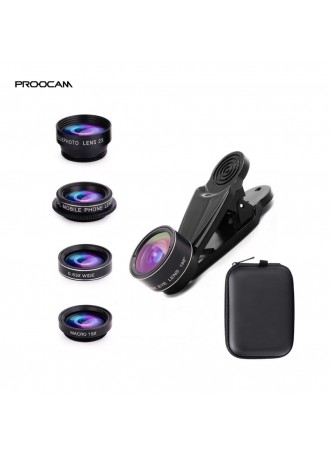 Proocam 5 in 1 camera HD Lens Kit for phone lens XH-500