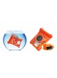 Bingo WP 0119 Waterproof Case for Mirroless Camera DSLR Free Mobile 5.5" case  (Orange) 