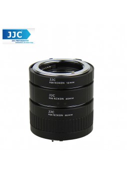 JJC AET-NS 12/20/36mm Auto Focus AF Macro Extension Tube Set for Nikon DSLR Camera