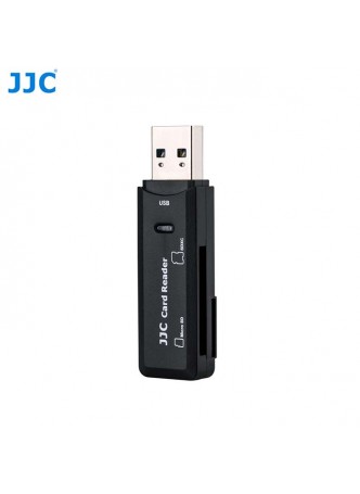 JJC CR-SDMSD1 Card Reader fits SD (SDHC) and Micro SD Memory cards