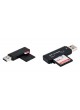 JJC CR-SDMSD1 Card Reader fits SD (SDHC) and Micro SD Memory cards