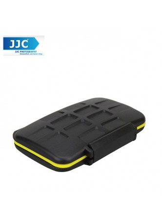 JJC MC-MSD16  Water-Resistant Memory Card Case for TF 16 Micro SD Card 