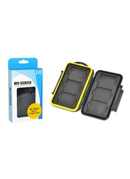 JJC MC-XQD6 Water-Resistant Storage Memory Card Case Protector For 6 XQD Cards