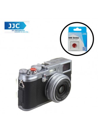 JJC SRB-C11DR Dark Red Metal Soft release button finger touch  for Sony Leica Fujifilm X10 X20 X30 X100T X100