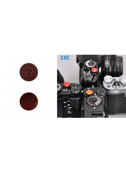 JJC SRB-C11DR Dark Red Metal Soft release button finger touch  for Sony Leica Fujifilm X10 X20 X30 X100T X100