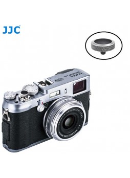 JJC SRB-GR Black Convex Metal Soft Release Button for Fujifilm Leica Cameras (Gray Black) 
