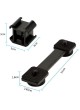 PROOCAM PT-1 Triple Cold Shoe Mount Extension Bracket Microphone Light Plate Adapter for Zhiyun Smooth 4 Feiyu Vimble 2