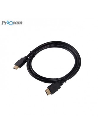 Proocam M-2 Mini HDMI to HDMI cable 1.5 meter for Camera, Gopro , Action Camera (Gold plated)