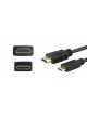 Proocam M-2 Mini HDMI to HDMI cable 1.5 meter for Camera, Gopro , Action Camera (Gold plated)