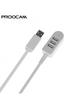 Proocam UHV-3U 3.0 USB hub laptop pc pinter mouse keyboard data sync charger cable Port USB 2.0 Hub Splitter