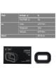 Kiwifotos KE-EP17 Long Camera Eyecup replaces Sony FDA-EP17 for Sony a6400, a6500, a6600