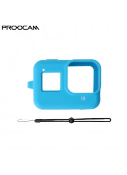 Proocam Pro-J264-BL Silicone Case for the Camera Mainbody of Gopro Hero 8  (Blue)