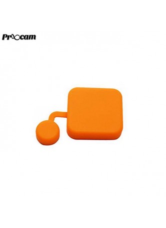 Proocam Pro-J118-OR Silicon Cap for Gopro Hero Waterproof Case (Orange)