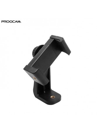 Proocam 6i Mobile Holder portrait and landscape for tripod monopod selfie stick