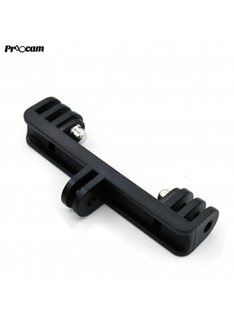 Proocam PRO-F061 Dual Twin Led Gopro Bracket Connector Adapter for Gopro Osmo Action 5 6 7 