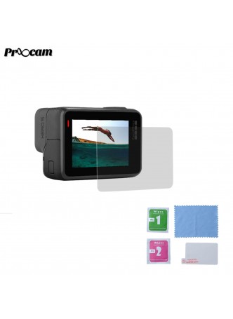 Proocam PRO-F209H 9H Tempered Glass LCD Screen Protector for Gopro Hero 5 6 7