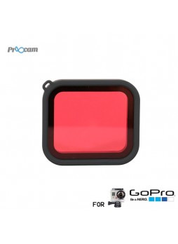 Proocam PRO-F220  Red Filter Only Fit with Proocam Pro-F210 waterproof case for Gopro Hero 5 6 7 