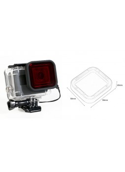 Proocam PRO-F220  Red Filter Only Fit with Proocam Pro-F210 waterproof case for Gopro Hero 5 6 7 