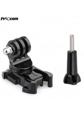 Proocam Pro-F133 360-degree High Turntable Quick Buckle with Screw for Gopro Hero SJCAM DJI osmo Action