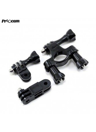 Proocam Pro-J064 Small Short bicycle Roll Bar Mount for Gopro Hero , SJCAM , MiYI Action Camera 