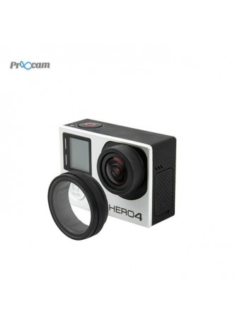 Proocam Pro-F016B UV Filter Protective Lens for Gopro Hero 4/3+3