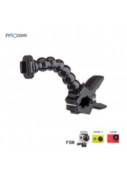 Proocam Pro-F059C Jaws Flex Clamp with seven joint stand for Gopro Hero , SJCAM , MIYI action camera