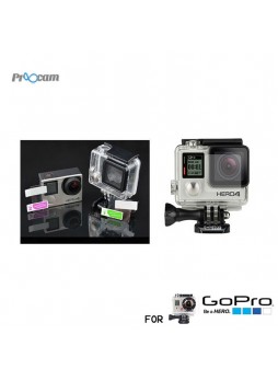 Proocam Pro-F137 Best Material Lens and LCD Screen Protector for Gopro Hero 4 3+ 
