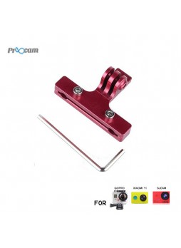 Proocam Pro-F178-RD Steel Aluminium Bicycle Saddle Clamp Mount for Gopro Hero (Red)