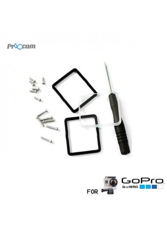 Proocam Pro-J031 Glass Cover Lens for Waterproof Housing for Gopro Hero 3