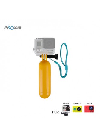 Proocam Pro-J081 Floaty bobber Handle with Strap and Screw for Gopro Hero , SJCam 