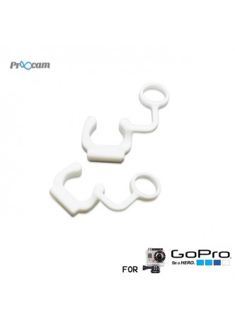 Proocam Pro-J108 2x Safety Rubber Locking Plug,Work together for Gopro Accessories