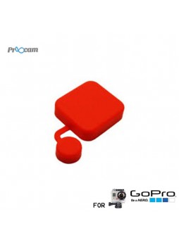 Proocam Pro-J118-RD Silicon Cap for Gopro Hero Waterproof Case (RED)