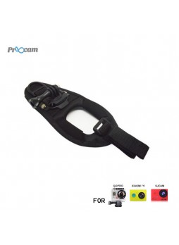 Proocam Pro-J127L 360-degree rotation,HQS Creative Glove-style Mount For Gopro Hero , MI YI, SJCAM 