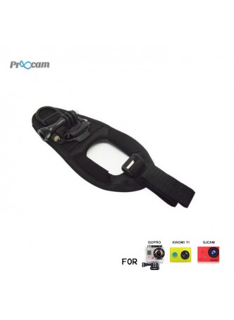 Proocam Pro-J127L 360-degree rotation,HQS Creative Glove-style Mount For Gopro Hero , MI YI, SJCAM 