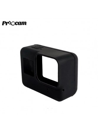 Proocam PRO-F211 Protective Silicone Case for the Camera Mainbody of Gopro Hero 5 6 7 (Black) 