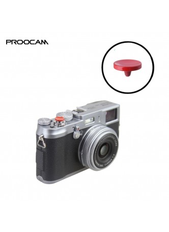 PROOCAM B-C11R Red Metal Soft release button finger touch for Sony Leica Fujifilm X10 X20 X30 X100T X100