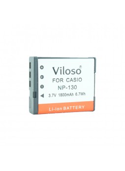 Proocam Casio NP-130 NP130 Compatible battery for Exilim EX-10, EX-100, EX-ZR1000 ,EX-ZR1200