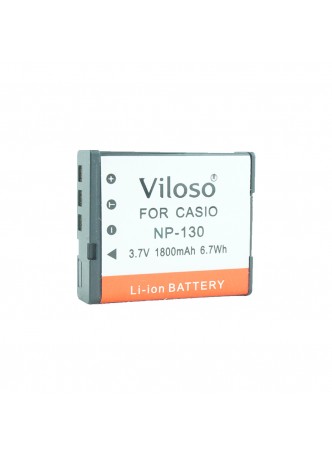 Proocam Casio NP-130 NP130 Compatible battery for Exilim EX-10, EX-100, EX-ZR1000 ,EX-ZR1200