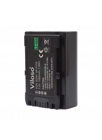 Proocam Viloso Sony NP-FV50 FV50 Battery  Lithium-Ion for NEX-VG30 NEX-VG900