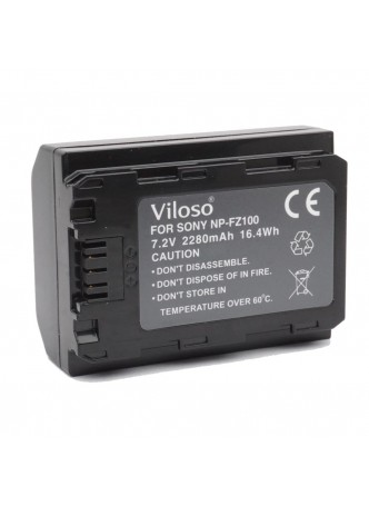 Proocam Viloso Sony A7 III 3 Camera Battery rechargeable ( NP-FZ100 )