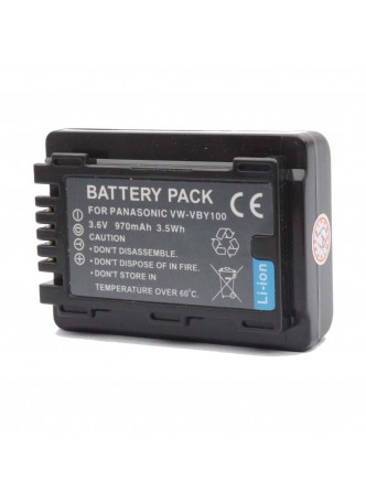 Proocam Viloso VW-VBY100 rechargeable battery for Panasonic HC-V130K HC-V110K HC-V201K