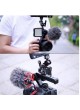 PROOCAM CNC-07 Universal DSLR Camera Rig Top Handle Three Cold Shoe Adapter