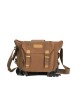 CwatCun CW-006 Camera Messenger Bag Vintage Water-resistant Canvas browm