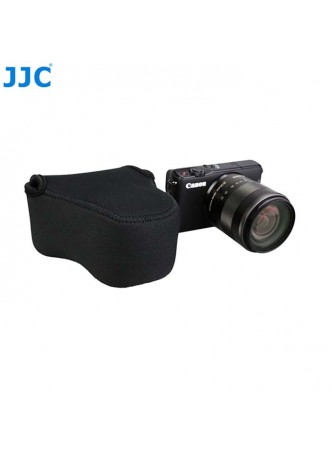 JJC OC-C2BK Black Neoprene Mirrorless Camera Case for Canon M2 M3 M10 