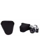JJC OC-F2BK Black Neoprene Mirrorless Camera Case for Fujifilm Olympus Camera
