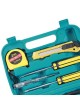 PROOCAM D-1004 9PCS household tool set hardware toolbox car life hammer manual set tool