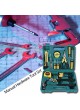 PROOCAM D-1004 9PCS household tool set hardware toolbox car life hammer manual set tool