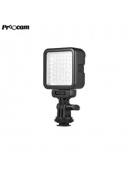 Proocam W49S Led light With Rotatable Shoe Mount Adapter for Nikon Sony Pentax Panasonic DSLR Cameras