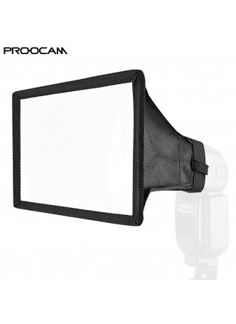 Proocam DF-04 Universal Square Softbox Flash Diffuser For Speedlite Nikon Canon Sony Olympus 