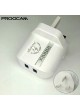 Proocam IFX-5 2.4A Uk Mains Wall 3 Pin Plug Adaptor Charger Power Usb Ports Charger Mobile Phones Tablets